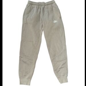 Nike women's grey/green joggers.